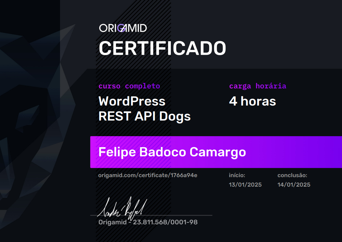 Imagem do Certificado de UI Design
